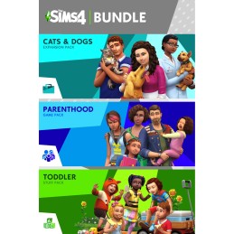 The Sims 4 Bundle - Cats & Dogs DLC + Parenthood DLC + Toddler Stuff DLC XBOX One CD Key