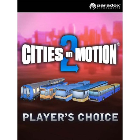 Cities in Motion 2 - Players Choice Vehicle Pack DLC EU PC Steam CD Key