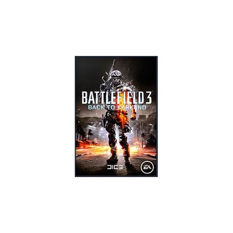 Battlefield 3 Back to Karkand Expansion Pack DLC Origin CD Key