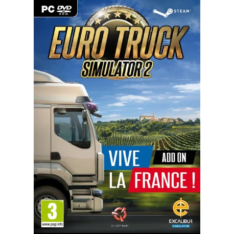 Euro Truck Simulator 2 - Vive la France DLC EU Steam CD Key