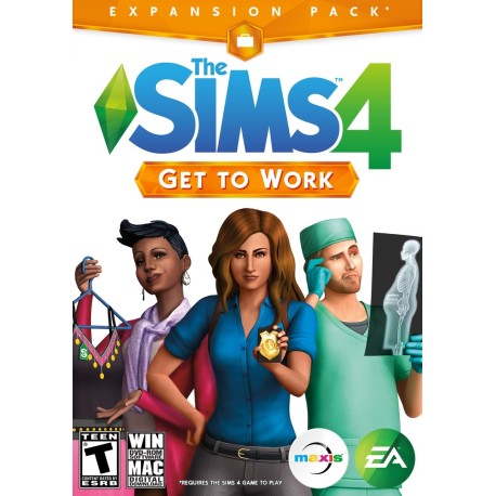 The Sims 4 - Get to Work DLC EU PC EA App CD Key