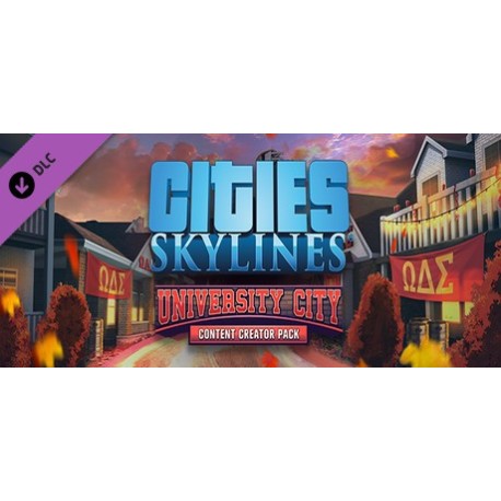 Cities: Skylines - Content Creator Pack: University City DLC EU PC Steam CD Key