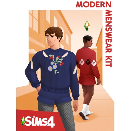 The Sims 4 - Modern Menswear Kit DLC PC EA App CD Key