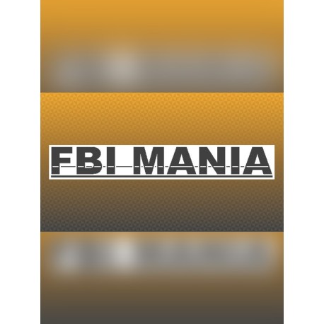 FBI MANIA English Language only Steam CD Key