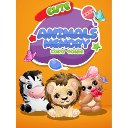 Cute animals memory card game Steam CD Key