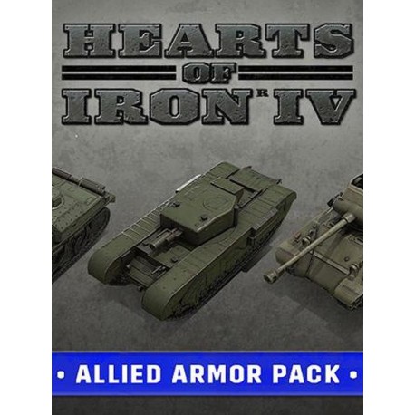 Hearts of Iron IV - Allied Armor Pack DLC EU Steam CD Key