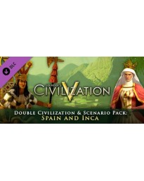 Sid Meier's Civilization V - Civ and Scenario Double Pack: Spain and Inca DLC PC Steam CD Key