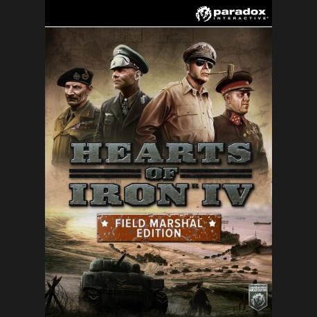 Hearts of Iron IV: Field Marshal Edition RU VPN Required Steam CD Key