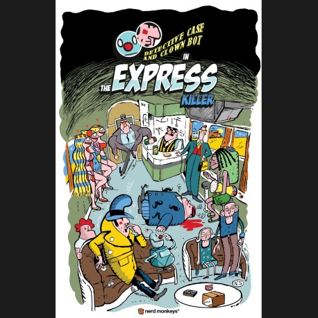 Detective Case and Clown Bot in: The Express Killer PC Steam CD Key