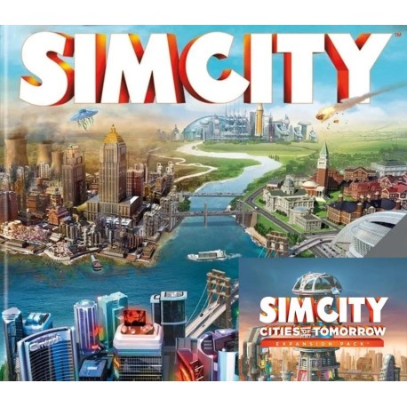 SimCity + SimCity Cities of Tomorrow Limited Edition Expansion Pack DLC PC EA App CD Key (PC/Mac)