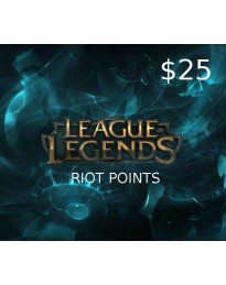 League of Legends 25 USD Prepaid RP Card US