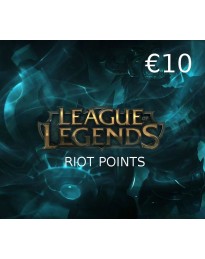 League of Legends 10 EUR Prepaid RP Card EUW