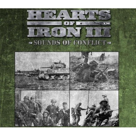Hearts of Iron III - Sounds of Conflict DLC Steam CD Key