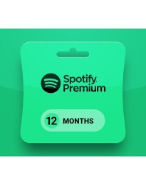 Spotify Premium 12-month Subscription Card US