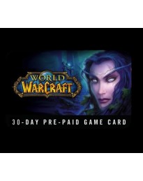 World of Warcraft 30 DAYS Pre-Paid Time Card US