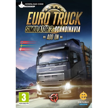 Euro Truck Simulator 2 - Scandinavia DLC EU Steam CD Key