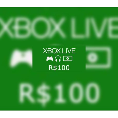 XBOX Live BRL 100 Prepaid Card BR