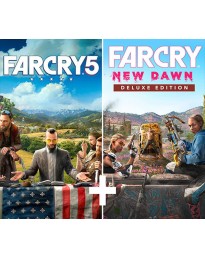 Far Cry 5 + Far Cry New Dawn Deluxe Edition Bundle EU PC Ubisoft Connect CD Key