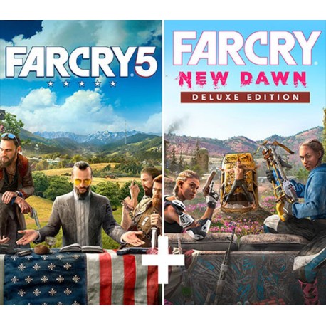 Far Cry 5 + Far Cry New Dawn Deluxe Edition Bundle EU PC Ubisoft Connect CD Key