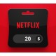 Netflix USD 20 Gift Card US