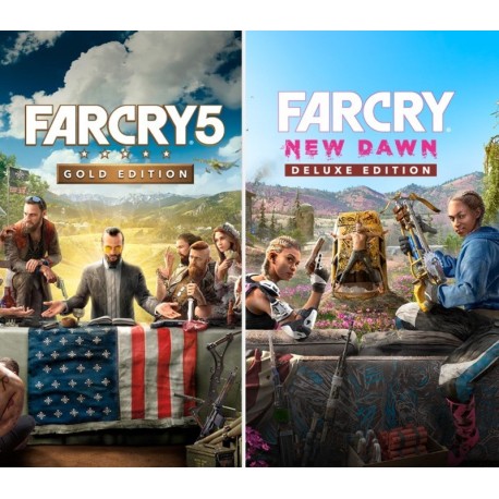 Far Cry 5 Gold Edition + Far Cry New Dawn Deluxe Edition Ultimate Bundle EMEA Ubisoft Connect CD Key