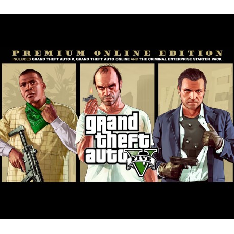 Grand Theft Auto V: Premium Online Edition & Great White Shark Card Bundle US XBOX One CD Key