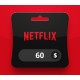 Netflix USD 60 Gift Card US