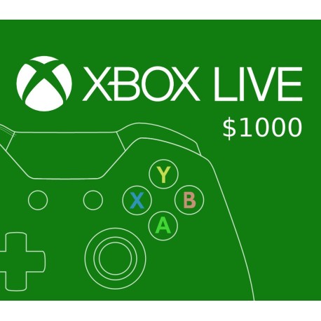 XBOX Live 1000 Prepaid Card MX