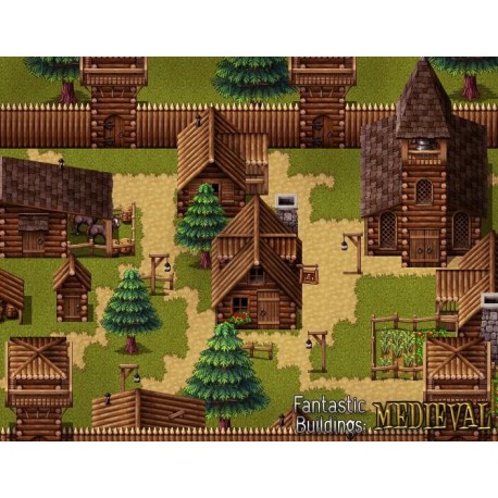 RPG Maker MV - Fantastic Buildings: Medieval DLC EU Steam CD Key
