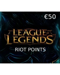 League of Legends 50 EUR Prepaid RP Card EU
