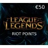 League of Legends 50 EUR Prepaid RP Card EU