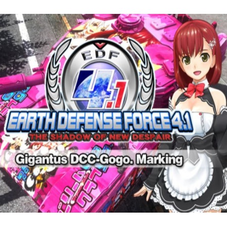 EARTH DEFENSE FORCE 4.1 - Gigantus DCC-Gogo. Marking DLC Steam CD Key