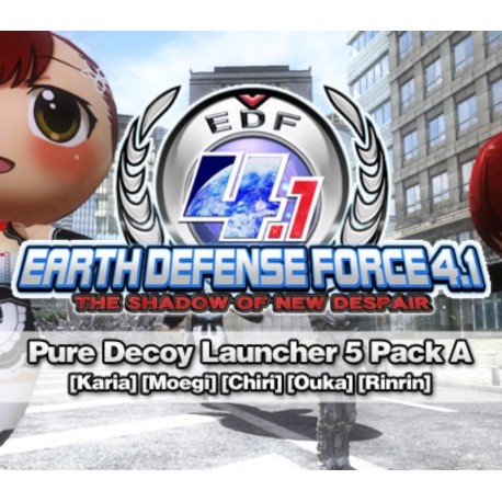 EARTH DEFENSE FORCE 4.1 - Pure Decoy Launcher 5 Pack A DLC Steam CD Key