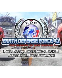 EARTH DEFENSE FORCE 4.1 - Pure Decoy Launcher 5 Pack B DLC Steam CD Key