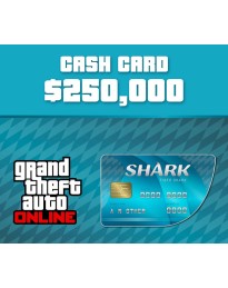 Grand Theft Auto Online - 250,000 Tiger Shark Cash Card FR PS4 CD Key