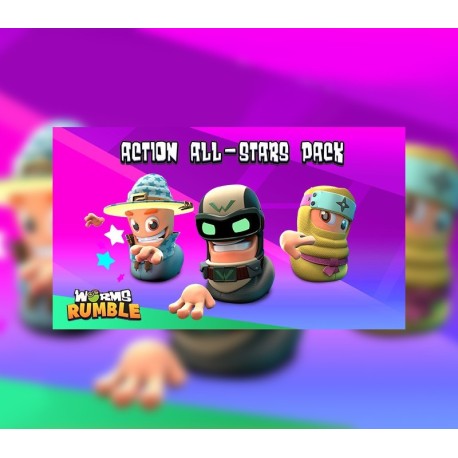 Worms Rumble - Action All-Stars Pack DLC PC Steam CD Key