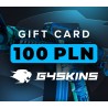 G4Skins.com Gift Card 100 PLN