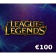 League of Legends 100 EUR Prepaid RP Card EU