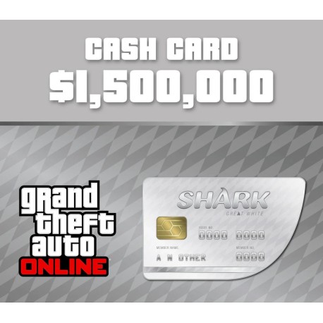 Grand Theft Auto Online - 1,500,000 Great White Shark Cash Card PC Activation Code EU