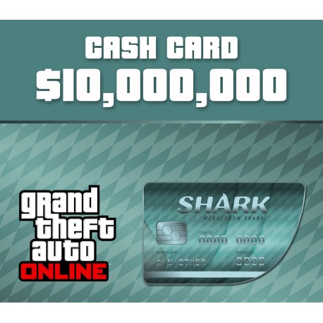 Grand Theft Auto Online - 10,000,000 Megalodon Shark Cash Card PC Activation Code EU