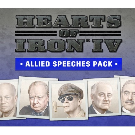 Hearts of Iron IV - Allied Speeches Music Pack DLC PC Steam CD Key
