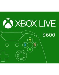 XBOX Live 600 Prepaid Card MX