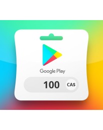 Google Play CAD 100 Gift Card CA