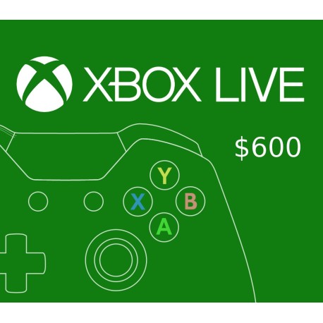 XBOX Live HKD 600 Prepaid Card HK