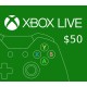 XBOX Live NZD 50 Prepaid Card NZ