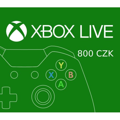 XBOX Live CZK 800 Prepaid Card CZ