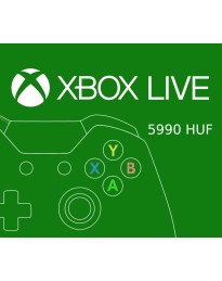 XBOX Live HUF 5990 Prepaid Card HU