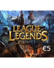 League of Legends 5 EUR Prepaid RP Card EU