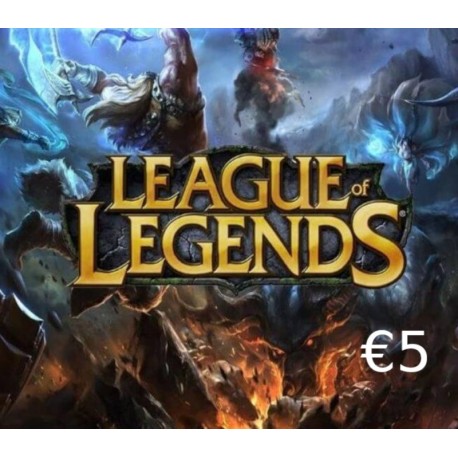 League of Legends 5 EUR Prepaid RP Card EU