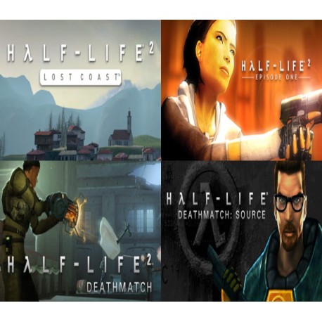 Half-Life 2: Lost Coast + Half-Life 2: Episode One + Half-Life 2: Deathmatch + Half-Life Deathmatch: Source Bundle Steam Gift